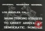 Standbild Franklin Roosevelt Los Angeles California USA, 1932, aus Sekunde 8 historischem Filmmaterial Videoclip 65675059266