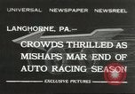 Image Voiture de course Langhorne Pennsylvania USA, 1932, de la seconde 1 séquences d'archives historiques vidéo 65675059267