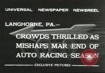 Image Voiture de course Langhorne Pennsylvania USA, 1932, de la seconde 7 séquences d'archives historiques vidéo 65675059267