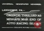 Image Voiture de course Langhorne Pennsylvania USA, 1932, de la seconde 12 séquences d'archives historiques vidéo 65675059267