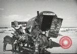 Image of mule pulled wagon Las Vegas Nevada USA, 1952, second 4 stock footage video 65675059276