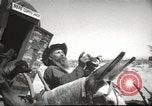 Image of mule pulled wagon Las Vegas Nevada USA, 1952, second 17 stock footage video 65675059276