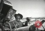 Image of mule pulled wagon Las Vegas Nevada USA, 1952, second 25 stock footage video 65675059276