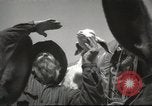 Image of mule pulled wagon Las Vegas Nevada USA, 1952, second 43 stock footage video 65675059276