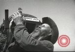 Image of mule pulled wagon Las Vegas Nevada USA, 1952, second 58 stock footage video 65675059276