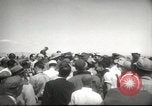 Standbild Atombombe test Briefing drücken Las Vegas Nevada USA, 1952, aus Sekunde 12 historischem Filmmaterial Videoclip 65675059278