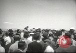 Standbild Atombombe test Briefing drücken Las Vegas Nevada USA, 1952, aus Sekunde 15 historischem Filmmaterial Videoclip 65675059278