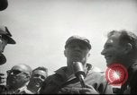 Standbild Atombombe test Briefing drücken Las Vegas Nevada USA, 1952, aus Sekunde 32 historischem Filmmaterial Videoclip 65675059278