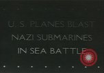 Standbild deutsche U-Boote Atlantik, 1943, aus Sekunde 1 historischem Filmmaterial Videoclip 65675059290
