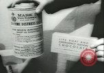 Image of life raft United States USA, 1943, second 18 stock footage video 65675059293