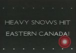 Image of blizzard Canada, 1943, second 1 stock footage video 65675059294