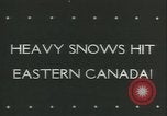 Image of blizzard Canada, 1943, second 4 stock footage video 65675059294