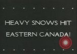 Image of blizzard Canada, 1943, second 5 stock footage video 65675059294
