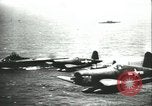 Image of USS Franklin Pacific Ocean, 1945, second 37 stock footage video 65675059300