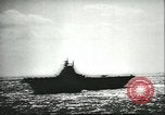 Image of USS Franklin Pacific Ocean, 1945, second 41 stock footage video 65675059300