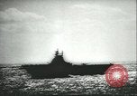 Image of USS Franklin Pacific Ocean, 1945, second 42 stock footage video 65675059300