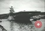 Image of USS Franklin Pacific Ocean, 1945, second 28 stock footage video 65675059301
