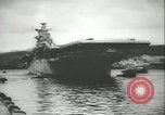 Image of USS Franklin Pacific Ocean, 1945, second 29 stock footage video 65675059301