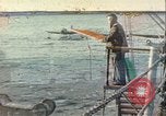 Image of United States Navy SOC Seagull hoisted aboard battleship Newfoundland, 1942, second 1 stock footage video 65675059322