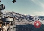 Image of United States Navy SOC Seagull hoisted aboard battleship Newfoundland, 1942, second 46 stock footage video 65675059322