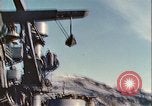 Image of United States Navy SOC Seagull hoisted aboard battleship Newfoundland, 1942, second 48 stock footage video 65675059322