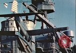 Image of United States Navy SOC Seagull hoisted aboard battleship Newfoundland, 1942, second 53 stock footage video 65675059322