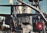 Image of United States Navy SOC Seagull hoisted aboard battleship Newfoundland, 1942, second 58 stock footage video 65675059322