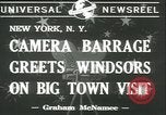Image Duc de Windsor New York United States USA, 1941, de la seconde 7 séquences d'archives historiques vidéo 65675059333