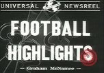 Standbild College-Football-Spiel New York United States USA, 1941, aus Sekunde 4 historischem Filmmaterial Videoclip 65675059334