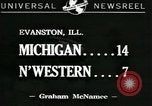 Image of football game Evanston Illinois USA, 1941, second 1 stock footage video 65675059336