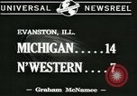Image of football game Evanston Illinois USA, 1941, second 3 stock footage video 65675059336