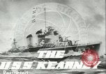 Standbild USS Kearny Atlantik, 1941, aus Sekunde 15 historischem Filmmaterial Videoclip 65675059338