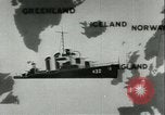 Standbild USS Kearny Atlantik, 1941, aus Sekunde 36 historischem Filmmaterial Videoclip 65675059338