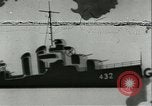 Standbild USS Kearny Atlantik, 1941, aus Sekunde 40 historischem Filmmaterial Videoclip 65675059338