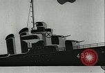 Standbild USS Kearny Atlantik, 1941, aus Sekunde 41 historischem Filmmaterial Videoclip 65675059338