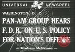 Image of Franklin Roosevelt Washington DC USA, 1941, second 11 stock footage video 65675059348