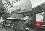 Standbild deutsche U-Boot U-Boote U-858 und U-805 Übergabe Atlantik, 1945, aus Sekunde 23 historischem Filmmaterial Videoclip 65675059356