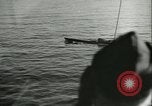 Standbild deutsche U-Boot U-Boote U-858 und U-805 Übergabe Atlantik, 1945, aus Sekunde 29 historischem Filmmaterial Videoclip 65675059356