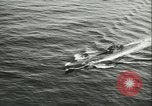 Standbild deutsche U-Boot U-Boote U-858 und U-805 Übergabe Atlantik, 1945, aus Sekunde 34 historischem Filmmaterial Videoclip 65675059356