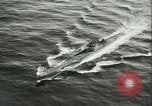 Standbild deutsche U-Boot U-Boote U-858 und U-805 Übergabe Atlantik, 1945, aus Sekunde 37 historischem Filmmaterial Videoclip 65675059356