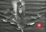 Standbild deutsche U-Boot U-Boote U-858 und U-805 Übergabe Atlantik, 1945, aus Sekunde 42 historischem Filmmaterial Videoclip 65675059356