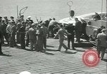 Standbild deutsche U-Boot U-Boote U-858 und U-805 Übergabe Atlantik, 1945, aus Sekunde 49 historischem Filmmaterial Videoclip 65675059356