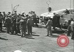 Standbild deutsche U-Boot U-Boote U-858 und U-805 Übergabe Atlantik, 1945, aus Sekunde 50 historischem Filmmaterial Videoclip 65675059356