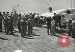 Standbild deutsche U-Boot U-Boote U-858 und U-805 Übergabe Atlantik, 1945, aus Sekunde 51 historischem Filmmaterial Videoclip 65675059356