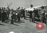 Standbild deutsche U-Boot U-Boote U-858 und U-805 Übergabe Atlantik, 1945, aus Sekunde 52 historischem Filmmaterial Videoclip 65675059356