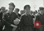 Standbild deutsche U-Boot U-Boote U-858 und U-805 Übergabe Atlantik, 1945, aus Sekunde 54 historischem Filmmaterial Videoclip 65675059356