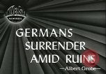 Standbild Deutschland Signieren von Dokumenten der bedingungslosen Kapitulation Deutschland, 1945, aus Sekunde 4 historischem Filmmaterial Videoclip 65675059357