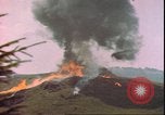 Standbild US Air Forces Flugzeuge bombardieren Deutsche befestigte Anhöhe Deutschland, 1945, aus Sekunde 44 historischem Filmmaterial Videoclip 65675059361