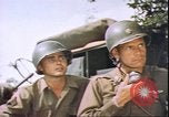 Standbild US Army Air Forces P-47s Bombardierung deutscher Festungen Deutschland, 1945, aus Sekunde 5 historischem Filmmaterial Videoclip 65675059362