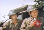 Standbild US Army Air Forces P-47s Bombardierung deutscher Festungen Deutschland, 1945, aus Sekunde 7 historischem Filmmaterial Videoclip 65675059362